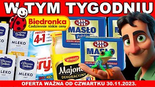 𝐁𝐈𝐄𝐃𝐑𝐎𝐍𝐊𝐀 🐞  Gazetka Promocyjna od Czwartku 30112023  Wiele produktów w obniżonych cenach [upl. by Ardussi]