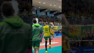 𝗦𝘂𝗰𝗵 𝗮 𝗹𝗼𝘃𝗲𝗹𝘆 𝗱𝗮𝘆 💛💚 Aaron ended game against Belchatow like this 🫡 [upl. by Oigres992]