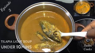 🇬🇭TILAPIA SOUP cookwithme tilapiafishrecipe cooking lightsoup food asmr asmrfood asmrvideo [upl. by Boesch214]