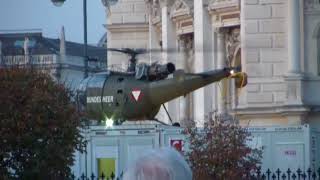 Alouette III  Helicopter Lift Off  Vienna [upl. by Kimon799]