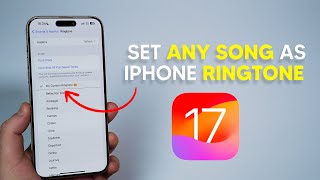 2024 How to set ANY Song as iPhone Ringtone  Free and No Computer [upl. by Akimet]