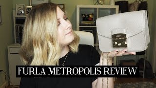 FURLA MINI METROPOLIS REVIEW  Blondes amp Bagels [upl. by Anaidiriv278]