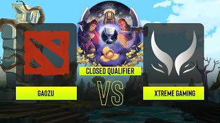 Dota2  Gaozu vs Xtreme Gaming  ESL One  Bangkok China Closed Qualifier [upl. by Adeline]