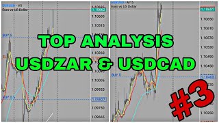 Market Maker Method Top Forex Analysis USDZAR USDCAD [upl. by Finlay]