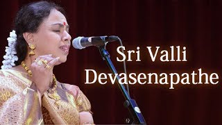 Sri Valli Devasenapathe  Sudha Raghunathan Live  Isai Ragam [upl. by Junia]