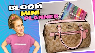 BLOOM Mini Purse Planner Academic Year 20242025  10 OFF CODE [upl. by Eyllib]