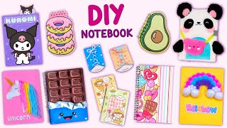 12 DIY NOTEBOOK IDEAS  Handmade Notebooks and Notebook Cover Ideas [upl. by Pat]