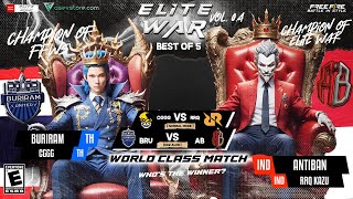 NOBAR ANTIBAN Vs BURIRAM  RRQ Vs CGGG  ELITE WAR VOL04 INDONESIA Vs THAILAND [upl. by Ymerej]