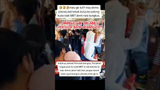 Pendemo naik MRT jokowi demojakarta prabowo gibran [upl. by Dieter206]