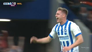 Evan Ferguson GoalBrighton vs Wolves 21 All Goals and Extended Highlights [upl. by Lasonde]