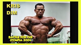 KRIS DIM  BACK AND POSING  BATTLE FOR THE OLYMPIA 2004 [upl. by Hill]