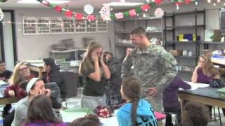 Military Brother surprises his sister [upl. by Sontich]