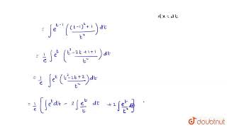 Integrate int ex x21x12 dx  CLASS 12  INTEGRALS  MATHS  Doubtnut [upl. by Garik]