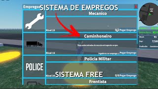 SISTEMA DE EMPREGOS FREE  ROBLOX STUDIO Desatualizado [upl. by Barhos]