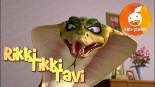 RIKKI TIKKI TAVI Episode 13  cartoons for kids  stories for children  Jungle book by R Kipling [upl. by Olegnad808]