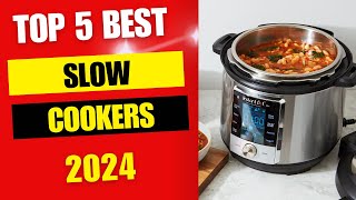 Top 5 Best Slow Cookers Review 2024 [upl. by Marjy]