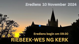 Sondag Erediens  NG Kerk RiebeekWes [upl. by Oates2]