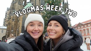 VLOGMAS  WEEK TWO  Prague Christmas Markets [upl. by Duffy834]