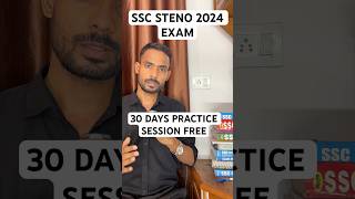 SSC STENO LAST 30 DAYS PRACTICE SESSION FREE sparkleeducation stenogrpher steno english sscexam [upl. by Nimesay912]