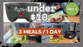 Budget Vanlife Cooking Day 1 Making 3 Meals For Under 10 With Mymini Noodle Maker [upl. by Beatrice]