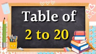 table 2 to 20table [upl. by Amary960]