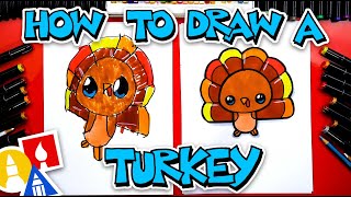 How To Draw A Funny Turkey [upl. by Pearla630]