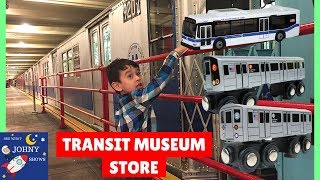 MTA Transit Museum Gift Shop With MTA Bus and Train Toys [upl. by Attiuqal]