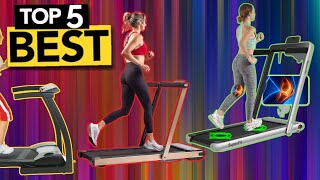 TOP 5 Best Folding Treadmill for small spaces  2024 Buyers Guide [upl. by Alyakcim974]