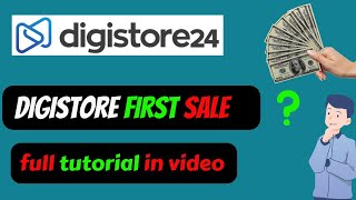 how to do first sale on digistore  affiliate marketing [upl. by Noslen600]