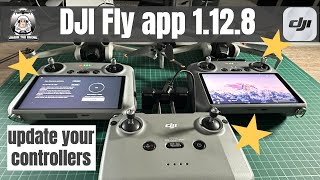 DJI Fly update 1128 for your controllers  phone  tablet shaunthedrone [upl. by Ceciley415]