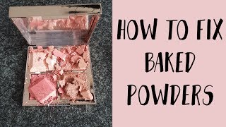 How to repress baked makeup [upl. by Oremar380]