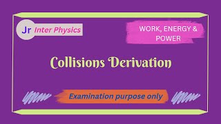 Collisions Derivation  Mixed Telugu [upl. by Anaujit]