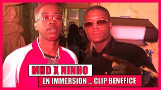 Mhd x Ninho  en immersion sur le clip « Bénéfice » entre serpent éléphant et tigre [upl. by Anos]