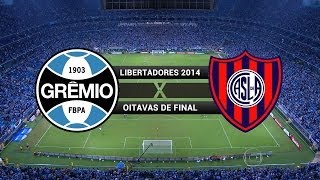 Pênaltis  Grêmio 2 x 4 San Lorenzo ARG  Libertadores 2014  30042014 [upl. by Beane]