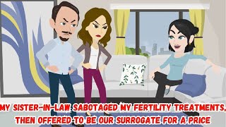 My SisterinLaw Sabotaged My Fertility Treatments Then Offered to Be Our Surrogate for a Price [upl. by Atrim]