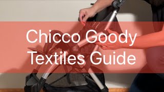 Chicco Goody How to Remove  Mount the Seat Fabrics [upl. by Myrah310]