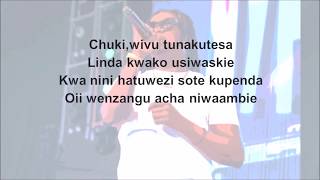 Nyashinski Hayawani Lyrics [upl. by Drahsir]