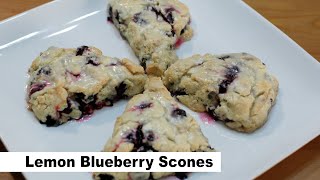 How to make Lemon and Blueberry Scones  Easy Homemade Scones Recipe Short Version [upl. by Sitoel795]