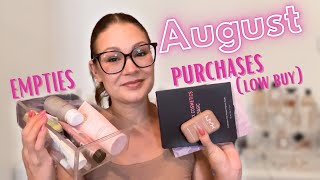 PURCHASES AND EMPTIES 2024  Makeup Rehab  August Update [upl. by Prescott]