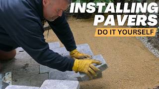 DIY Paver Pad Installation From Planning to Completion [upl. by Amsaj]