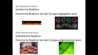 Energie bei chemischen Reaktionen [upl. by Ob]