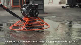 Tutorial Uso Correcto del Helicóptero o Allanadora para Concreto [upl. by Nena231]