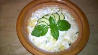 salade de concombre au yaourt سلطه الخيار بالزبادي [upl. by Chappelka]