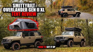 Smittybilt Overlander Gen II XL Tent Review  How to set it up [upl. by Itoc]