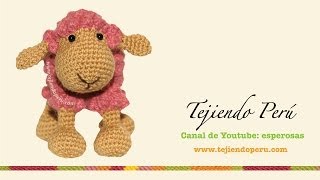 Ovejas tejidas a crochet amigurumi Parte 2 tejiendo la cabeza [upl. by Natye83]