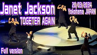 Janet Jackson TOGETHER AGAIN at Yokohama JAPAN full version 20032024全てのジャネットファンに捧げる！ [upl. by Giza]