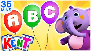 Kent the Elephant  ABC Song for Kids  Nursery Rhymes Songs Collection [upl. by Aeiram490]