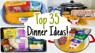 Whats For Dinner 35 of the BEST Quick amp Easy Recipes  Tasty Cheap Meal Ideas  Julia Pacheco [upl. by Bonnibelle]