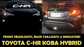 Front Headlights Back Taillights and Indicators  Toyota CHR Koba Hybrid 2022 Full series below [upl. by Ainevuol]