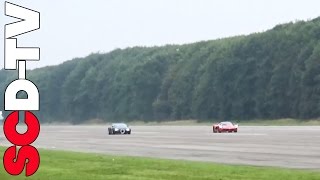 Veyron vs LaFerrari  Vmax200 Evomax  SCD Drag Races [upl. by Henderson]